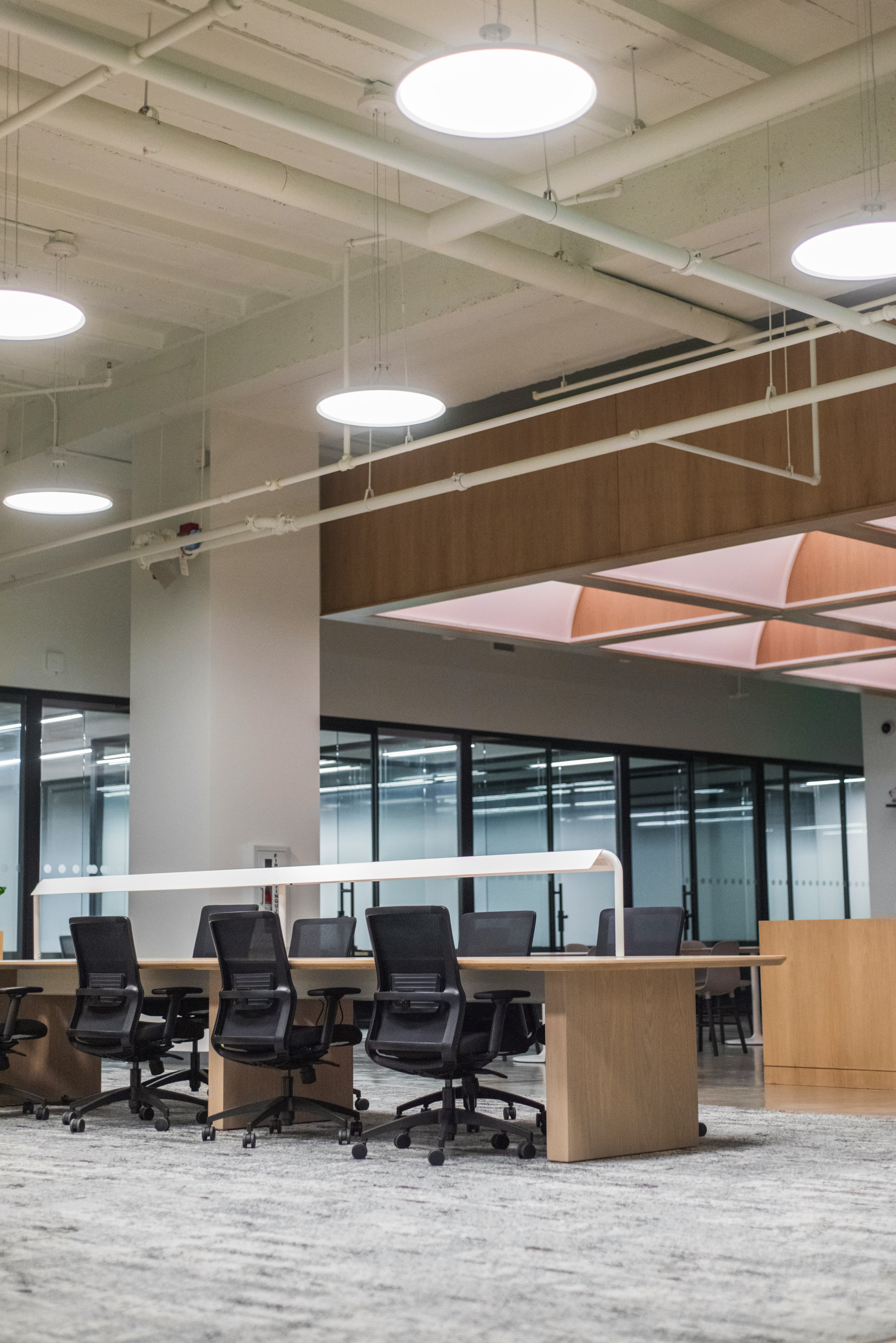 Plateau de bureaux entretenu par les équipes Ghys
